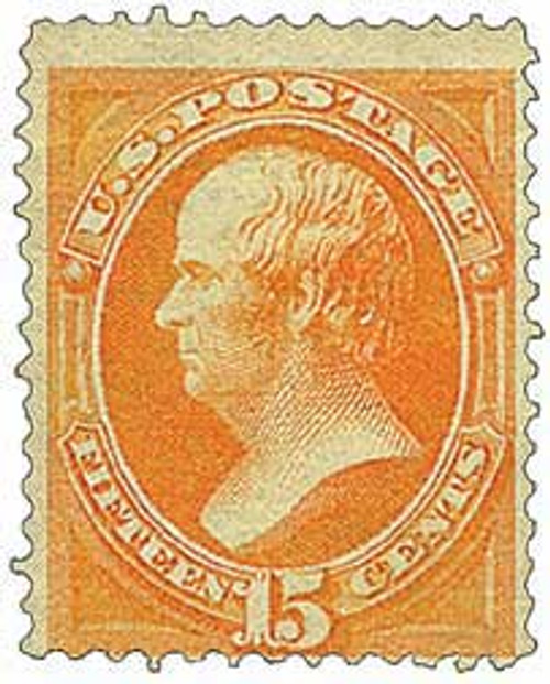 152  - 1870-71 15c Webster, bright orange