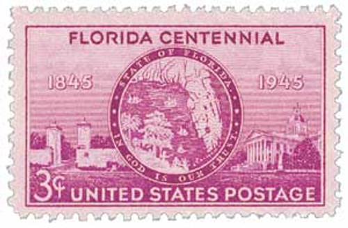 927  - 1945 3c Florida Statehood