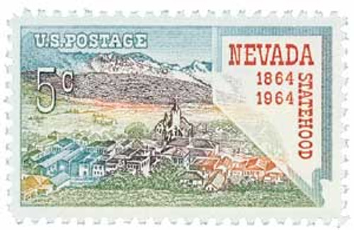 1248  - 1964 5c Nevada Statehood