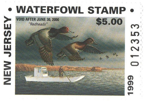 SDNJ33  - 1999 New Jersey State Duck Stamp