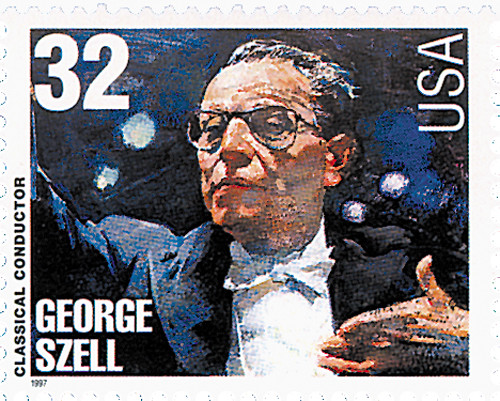 3160  - 1997 32c Conductors and Composers: George Szell, Conductor