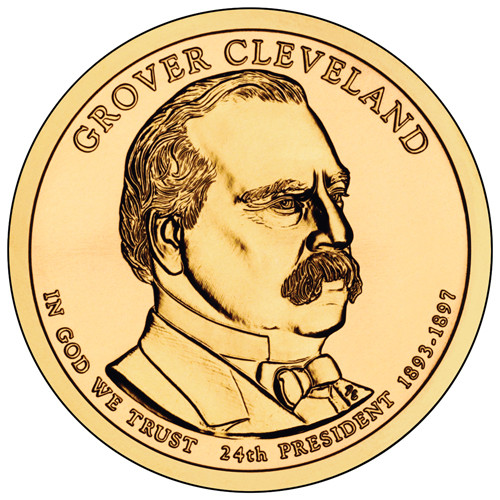 CNPRES24P  - 2012 $1.00 President Grover Cleveland P