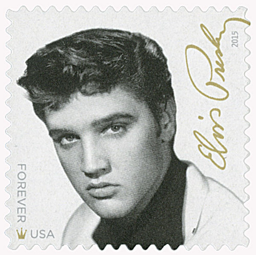 5009  - 2015 First-Class Forever Stamp - Music Icons: Elvis Presley