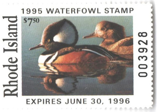 SDRI7  - 1995 Rhode Island State Duck Stamp