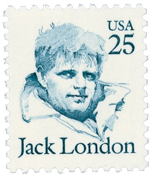2182  - 1986 25c Great Americans: Jack London