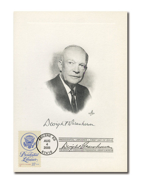 AC706  - Dwight D. Eisenhower, 8/4/2005, Presidential Libraries, #3930