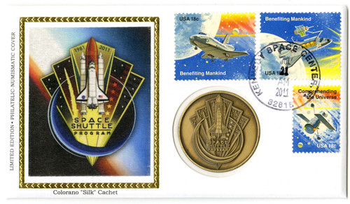 SPC615  - SS Program Commemorative Cover With Official Medal