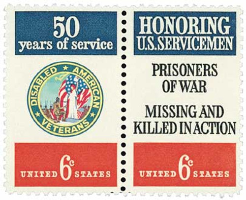 1421-22  - 1970 6c Disabled American Veterans and Servicemen