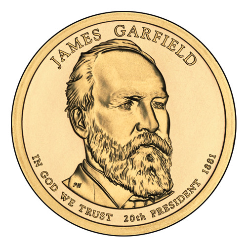 CNPRES20P  - 2011 $1.00 President James Garfield, P