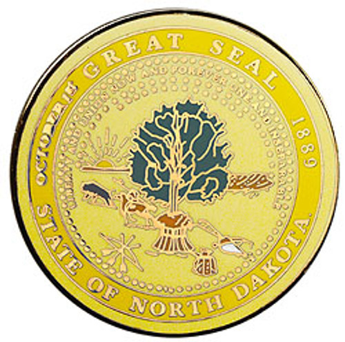 35258  - 1995 Great Seals of the 50 States: North Dakota Medallion