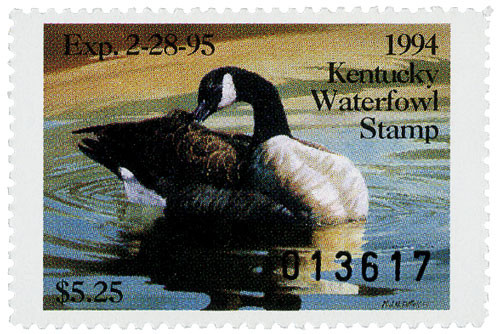 SDKY10  - 1994 Kentucky State Duck Stamp