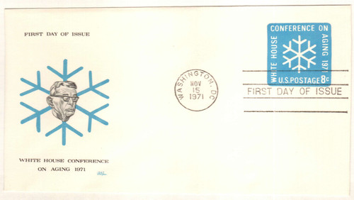 U564  - 1971 8c Stamped Envelopes and Wrappers - light blue