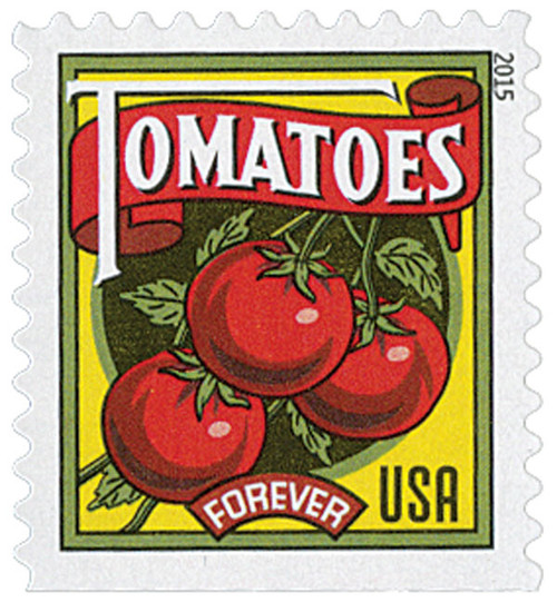 5007 - 2015 First-Class Forever Stamp - Summer Harvest: Tomatoes