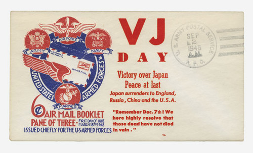 MA1716  - US Victory Over Japan WWII Cover
