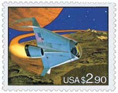 2543  - 1993 $2.90 Space Shuttle, Priority Mail