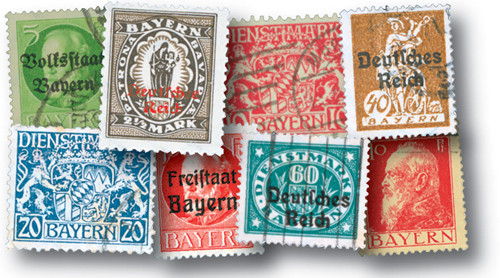 M3091  - Bavaria, 50 stamps