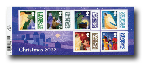 MFN400  - 2022 Christmas Mint Sheet of 6, Great Britain