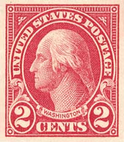 577  - 1925 2c Washington, imperforate, carmine