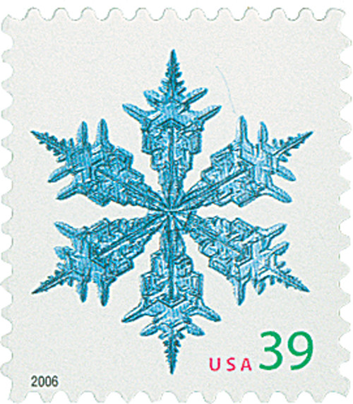 CT-021 Curve Top Stamp - Snowflake 4