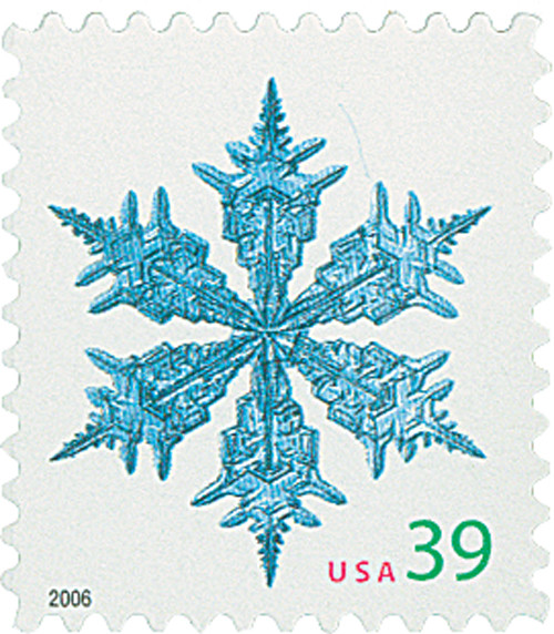 4104 - 2006 39c Contemporary Christmas: Wide Arms Snowflake