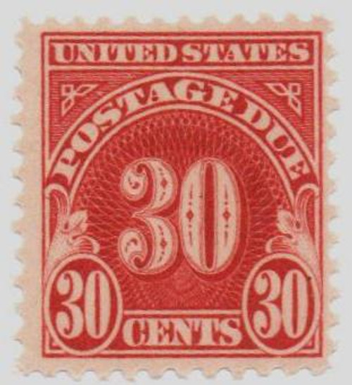J75  - 1930 30c Postage Due Stamp - carmine