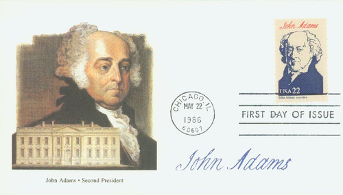 2216b  - 1986 22c Pres. Adams,single