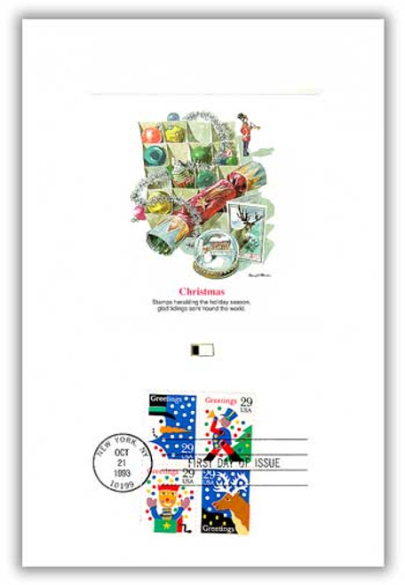 4901142  - 1993 Christmas Contemporary Sheet Proofcard