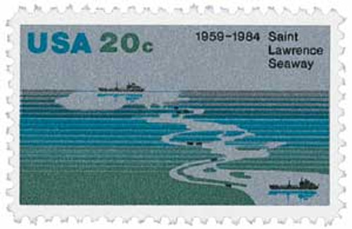 2091  - 1984 20c Saint Lawrence Seaway