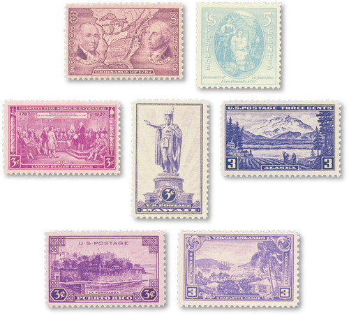 YS1937  - 1937 Commemorative Stamp Year Set