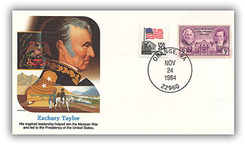 20023  - 1985 Zachary Taylor Commemorative cover