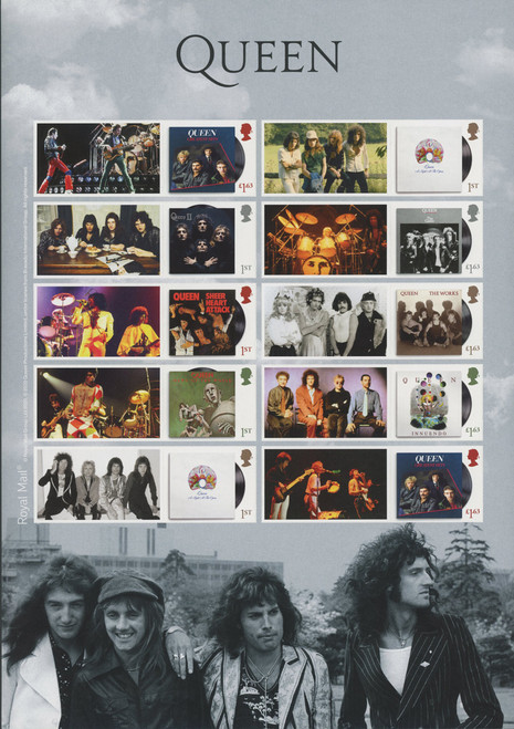 MFN126  - 2020 "Queen" Album Collectors Set - Mint, Sheet of 10, Great Britain