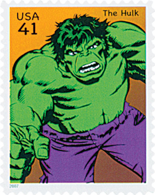 4159b  - 2007 41c Marvel Comic Super Heroes: The Hulk