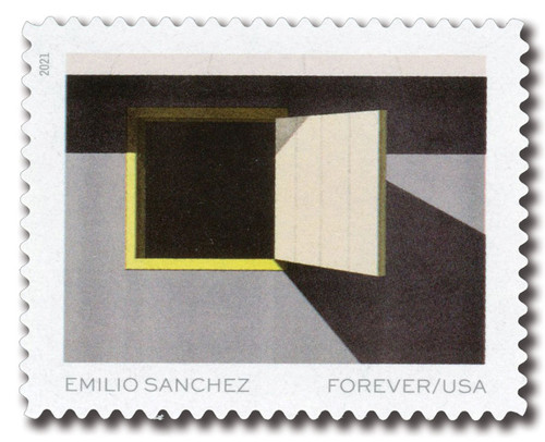 5595  - 2021 First-Class Forever Stamp - Emilio Sanchez: Ty's Place