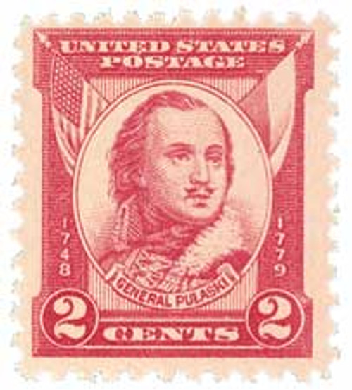 690  - 1931 2c General Casimir Pulaski