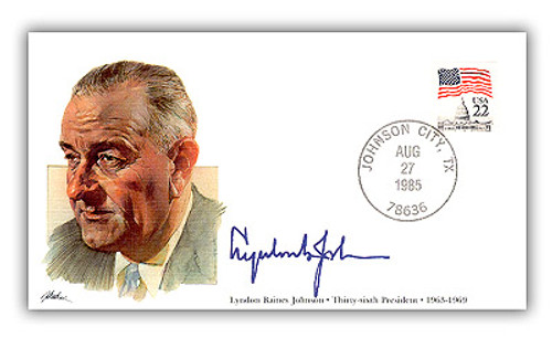 81423  - 1985 PRS Lyndon B Johnson Commemorative Cover