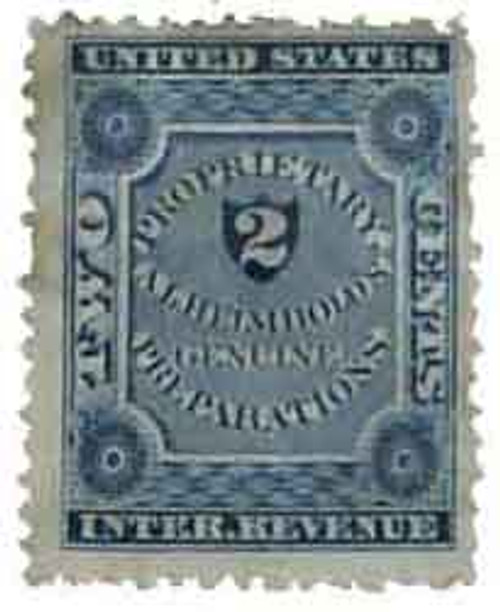 RS110d  - 1878-83 A.L Helmbold's, 2c blue, watermark
