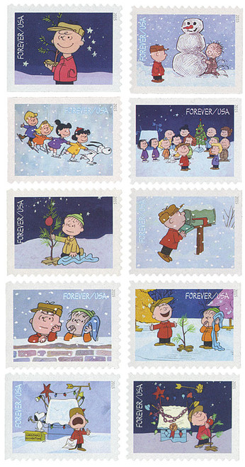 5021-30  - 2015 First-Class Forever Stamp - Contemporary Christmas: A Charlie Brown Christmas