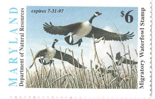 SDMD23  - 1996 Maryland State Duck Stamp