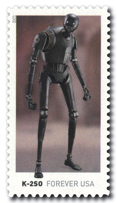 5575  - 2021 First-Class Forever Stamp - Star Wars Droids: K-2SO