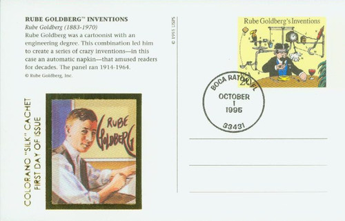 UX226  - 1995 20c Rube Goldberg's Inventions