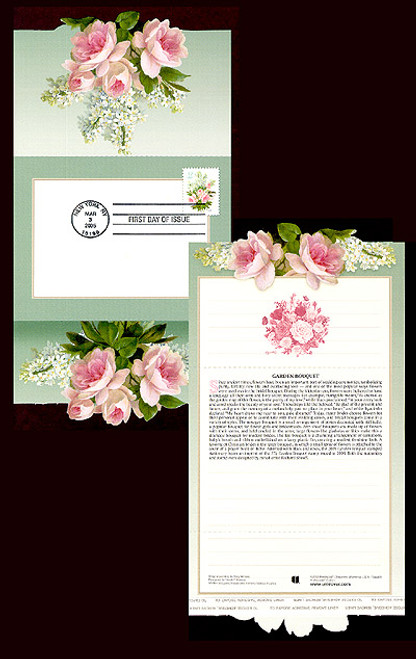 U657  - 2005 37c White Lilacs & Pink Roses FDC