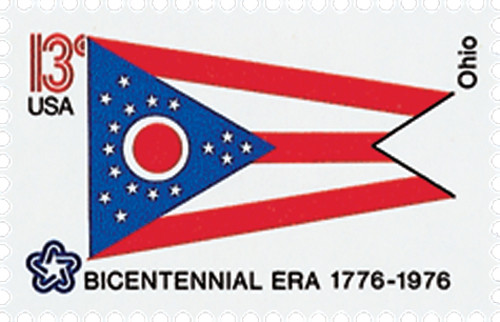 1649  - 1976 13c State Flags: Ohio