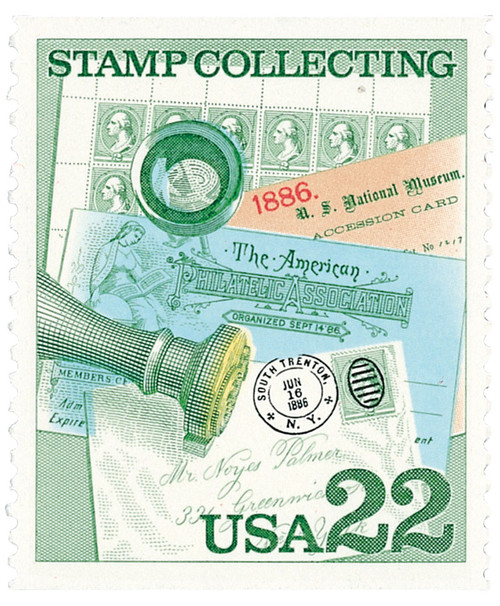2198  - 1986 22c Stamp Collecting: Handstamped Cover