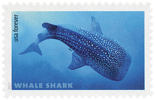 5224  - 2017 First-Class Forever Stamp - Sharks: Whale Shark