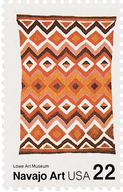 2237  - 1986 22c Navajo Blankets: Multicolored c