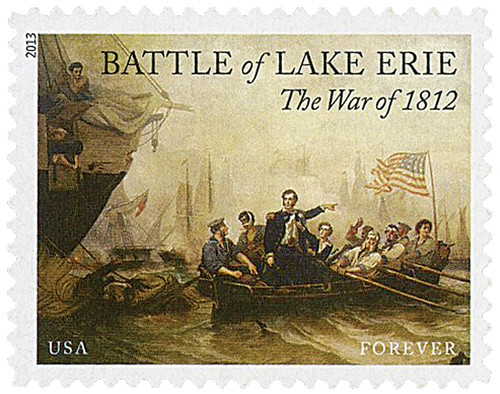 4805  - 2013 First-Class Forever Stamp - The War of 1812: Battle of Lake Erie