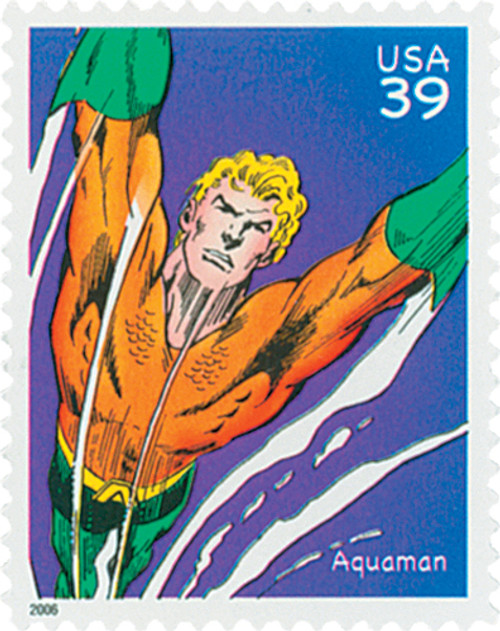 4084h  - 2006 39c DC Comics Super Heroes: Aquaman