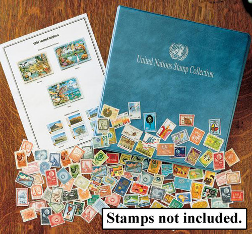 DS970  - 1951-Present Mystic's United Nations Stamp Collection Album, Includes NY, Vienna & Geneva