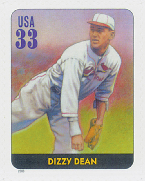 3408s  - 2000 33c Legends of Baseball: Dizzy Dean