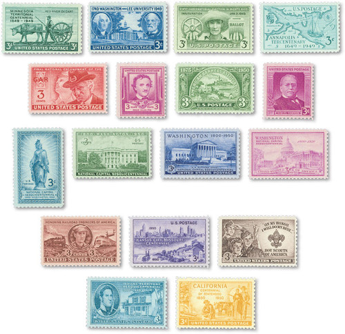 YS1949-50  - 1949-50 Commemorative Stamp Year Set